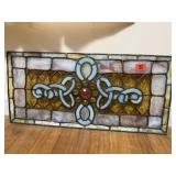 Stained glass window pane