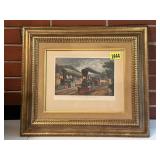 "Lightning Express" train artwork