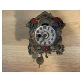 Vintage metal wall clock