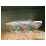 Hobnail Moonstone drink ware (6)