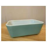 Pyrex teal butter dish, no lid