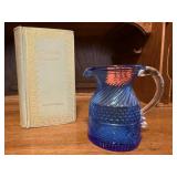 Chautauqua Yearbook, cobalt pitcher