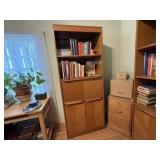 Secretary wall unit, no contents included