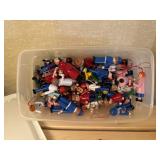 Wooden Christmas ornaments, tote included