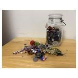 Jar of buttons