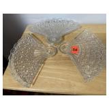 Fan glass dishes (3)