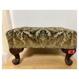 Vintage upholstered foot stool