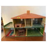 Vintage metal doll house