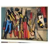 Contents of utility drawer, hand tools
