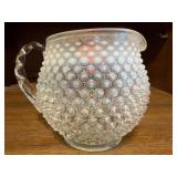 Hobnail Moonstone pitcher