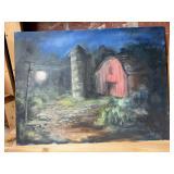 "Late" farm painting