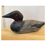 Wooden primitive duck decoy