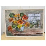 "Summer" framed canvas paintingby Boone, Iowa