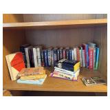 Shelf of paperback books