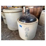 Blue Ribbon Brand 5 gallon stoneware jug