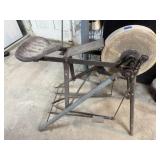 Antique grinding wheel