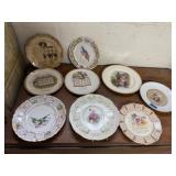 Advertising calendar plates