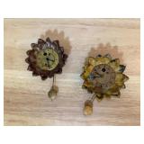 Sunflower clocks (2)