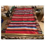Hand woven Mexican blanket