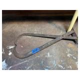 Antique ice tongs