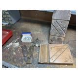 Travel tacks, door plates, architectural salvage