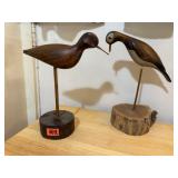Bird wood carvings (2)