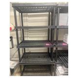 Tall plastic shelf