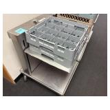 Self leveling glass/plate Dyna Lift dispenser