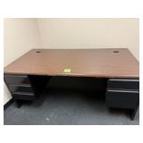 Large Metal 5 Drawer Desk