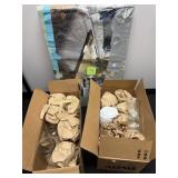 Lot of 17 Vases & Cushion Foam