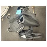 Portable ice bin, extra holder and tripod