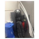 Misc. lot empty trade display cases,bags 8'