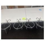 Bucket holders for side of table