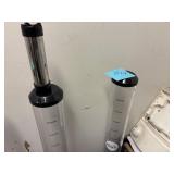 2ï¿½110 ounce beverage dispensers with chill stick.