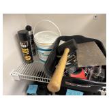 Misc. hand tools, pest spray, adhesive, etc.