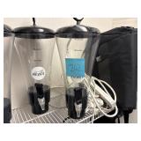 2 - 128 ounce beverage dispenser with spicket