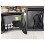 2 stadium vending tubs with straps