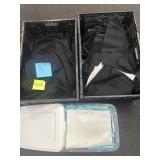 Totes of misc. linens and napkins