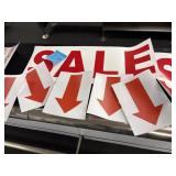 Window clings, stickers, floor signs, and more