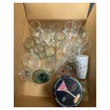 Box misc. glassware/mugs