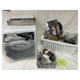 Screws, hot/cold bags, plastics drawer, etc