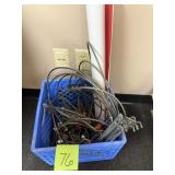 Crate of Lock Cables & Misc.