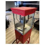 Popcorn machine with cart