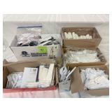 Boxes of plastic mixed cutlery