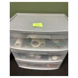 Plastic Storage with Cricut Vinyl Rolls