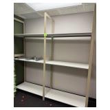 Large Metal Shelf with Yard Stakes