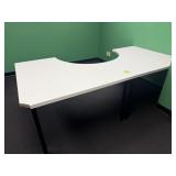 Large White Office Desk