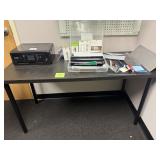 Table with Printer & Cricut Accessories