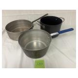 3 Commercial Grade Cook Pans