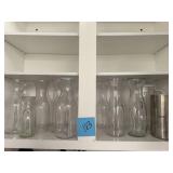 Various wine carafes